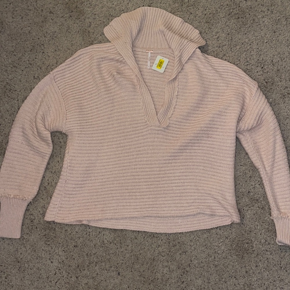 Cozy pink sweater